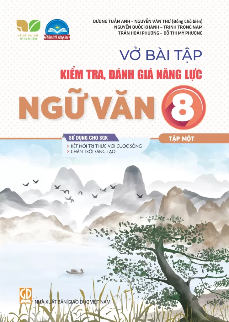 VỞ BÀI TẬP KIỂM TRA, ĐÁNH GIÁ NĂNG LỰC NGỮ VĂN LỚP 8 - TẬP 1 (Sử dụng cho SGK Kết nối tri thức, Chân trời sáng tạo)
